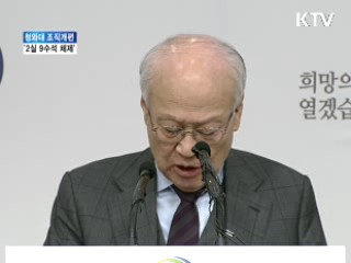 김용준 인수위원장의 브리핑