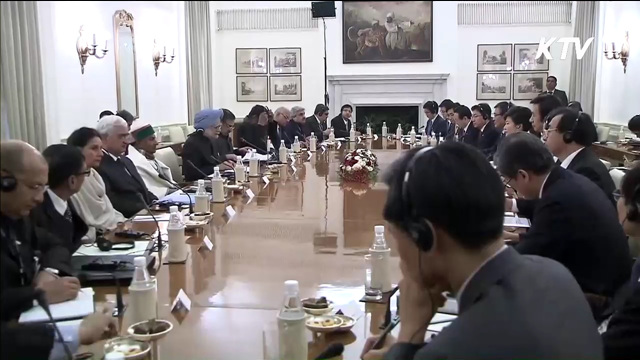 한-인도 정상회담…전략적 동반자관계 강화