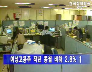 여성 고용주.전문.관리직 200만명수준 도달