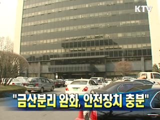 "금산분리 완화, 안전장치 충분"