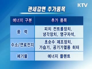 신재생에너지 관세 감면 확대
