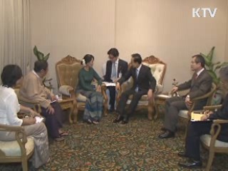 이 대통령 귀국···미얀마 "북과 무기거래 중단"