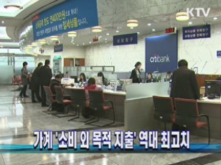 가계 '소비 외 목적 지출' 역대 최고치