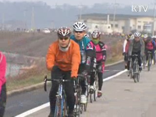 새재 자전거길 개통···전국 일주 가능