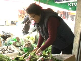 봄나물에서 농약 검출