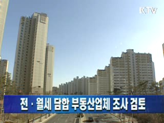 전·월세 담합 부동산업체 조사 검토