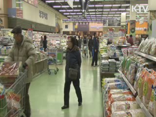 지난달 물가 1.4% 상승…넉달째 1%대