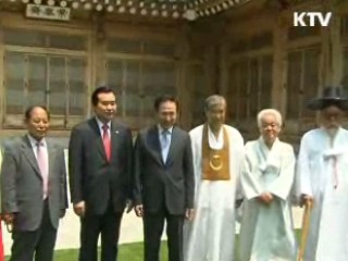 이 대통령, 종교지도자 초청 오찬간담회