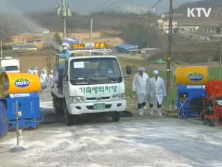 해당농가 살처분 완료···위기경보 '주의'