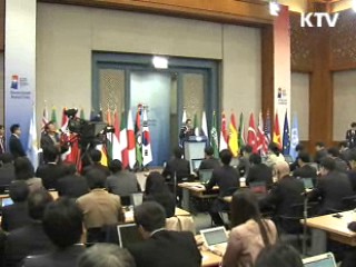 이 대통령 "개발의제·환율 합의 이룰 것"