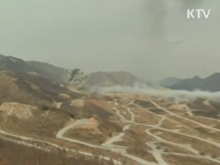 한미, 다연장로켓 실사격 훈련 실시