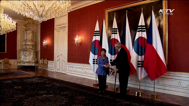 한-체코 정상회담…'10조원' 원전 진출 '청신호'