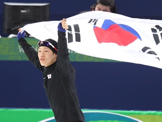 모태범 스피드 스케이팅 1,000m 은메달
