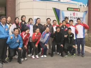 런던올림픽 D-99…이 대통령, 태릉선수촌 방문