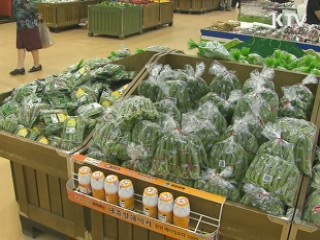 생필품값 상승세 꺾였다···10개중 4개 하락