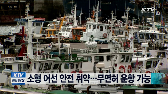 소형 어선 안전 취약…무면허 운항 가능