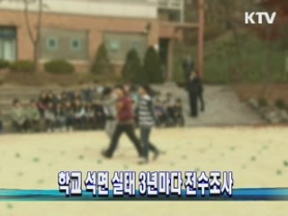 학교 석면 실태 3년마다 전수조사