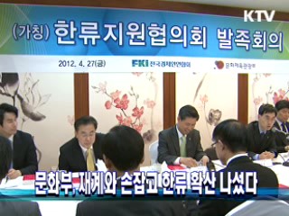 문화부, 재계와 손잡고 한류 확산 나섰다