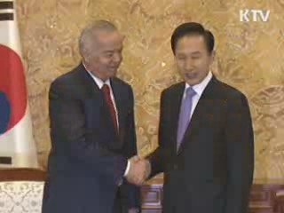 카리모프 우즈베키스탄 대통령 오늘 방한