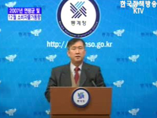 통계청 브리핑 - 2007년 연평균 및 12월 소비자물가 동향