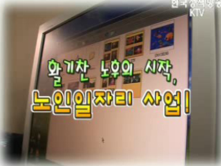 활기찬 노후의 시작, 노인일자리 사업