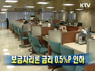 보금자리론 금리 0.5%P 인하