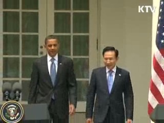 한미정상, 한미 현안 심도 있게 논의