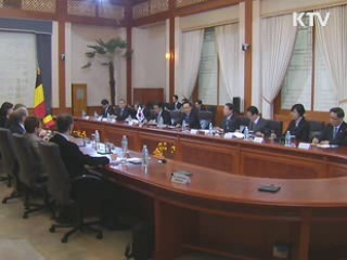 한-벨기에 정상, 한-EU FTA 조기발효 협력