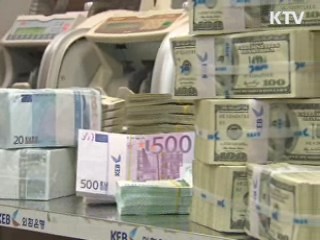 외환보유액 5개월 만에 감소세 전환