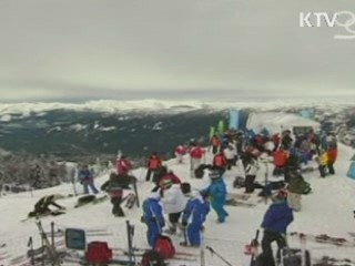 평창동계 활강 경기장, 가리왕산 중봉 결정