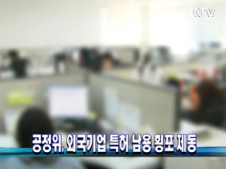 공정위, 외국기업 특허 남용 횡포 제동
