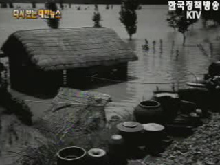 제4호 태풍 셰리호, 남부지방에 홍수 피해(`63)