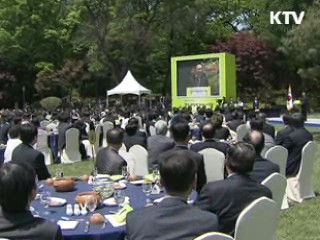 이 대통령, 중소기업인 격려 오찬 간담회