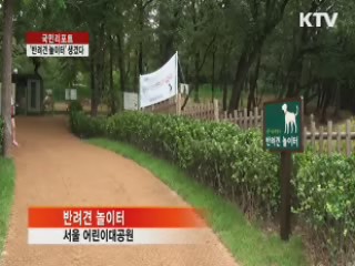 어린이 대공원에 '반려견 놀이터' [국민리포트]