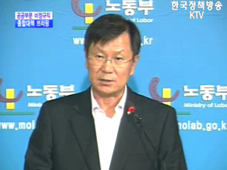 노동부 브리핑 - 공공부문 비정규직 종합대책