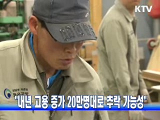 "내년 고용 증가 20만명대로 추락 가능성"