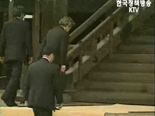 일 차기 총리 야스쿠니 참배 반대 60%