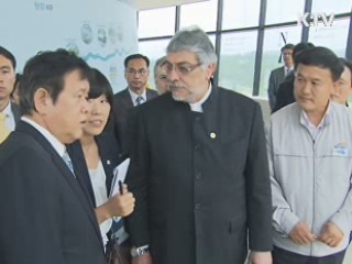 파라과이 대통령 "4대강, 미래비전 사업"