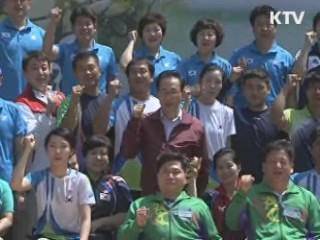 이 대통령, 런던 장애인올림픽 선수단 격려