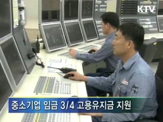 공공 인턴 선발, 고용유지금 확대