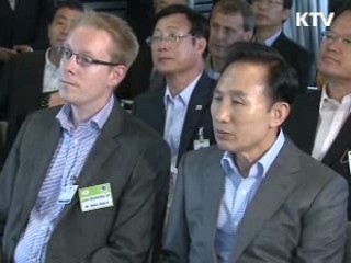 이 대통령, 친환경도시 함마르비 방문