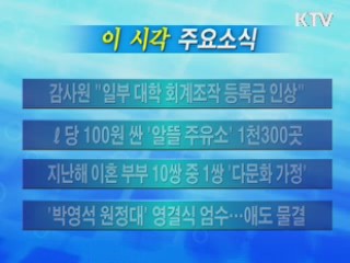 이 시각 주요소식(단신)