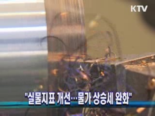 "실물지표 개선···물가 상승세 완화"