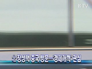 北 장성택 중국 방문…'경제개혁' 관심