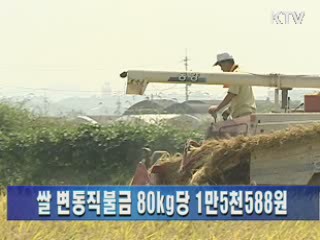쌀 변동직불금 80kg당 1만5천588원