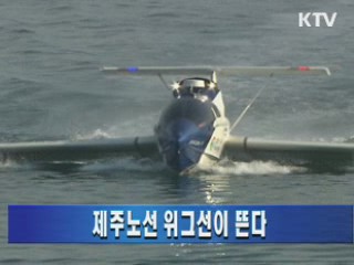 제주노선 위그선이 뜬다