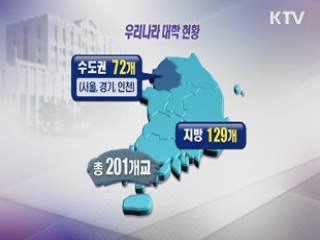 지방대 모집정원 일부 지역 졸업생에 할당