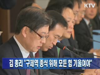 김 총리 "구제역 종식 위해 모든 힘 기울여야"