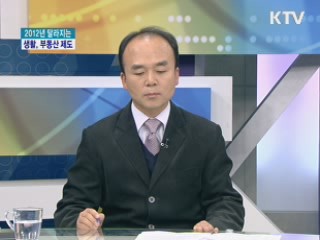 2012년 달라지는 생활·부동산 제도 [경제&이슈]
