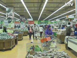 생활물가 상승세 둔화···안심은 일러